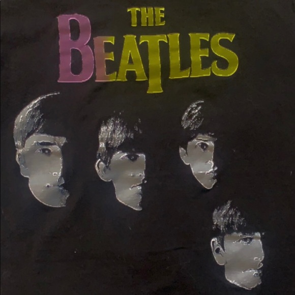 ~Black Beatles Tee~<3 (Lightly Used) - Picture 4 of 6